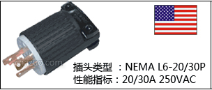 NEMA 20A 30A 250V^